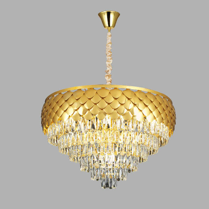 Luxury American Round Glass Crystal Chandelier - 800mm